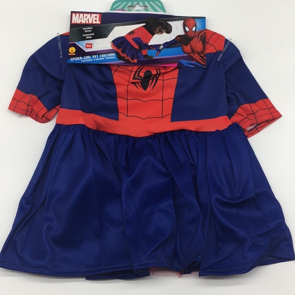M Marvel Pet Dog Spider Girl Pet Costume Dress - Picture 2 of 7